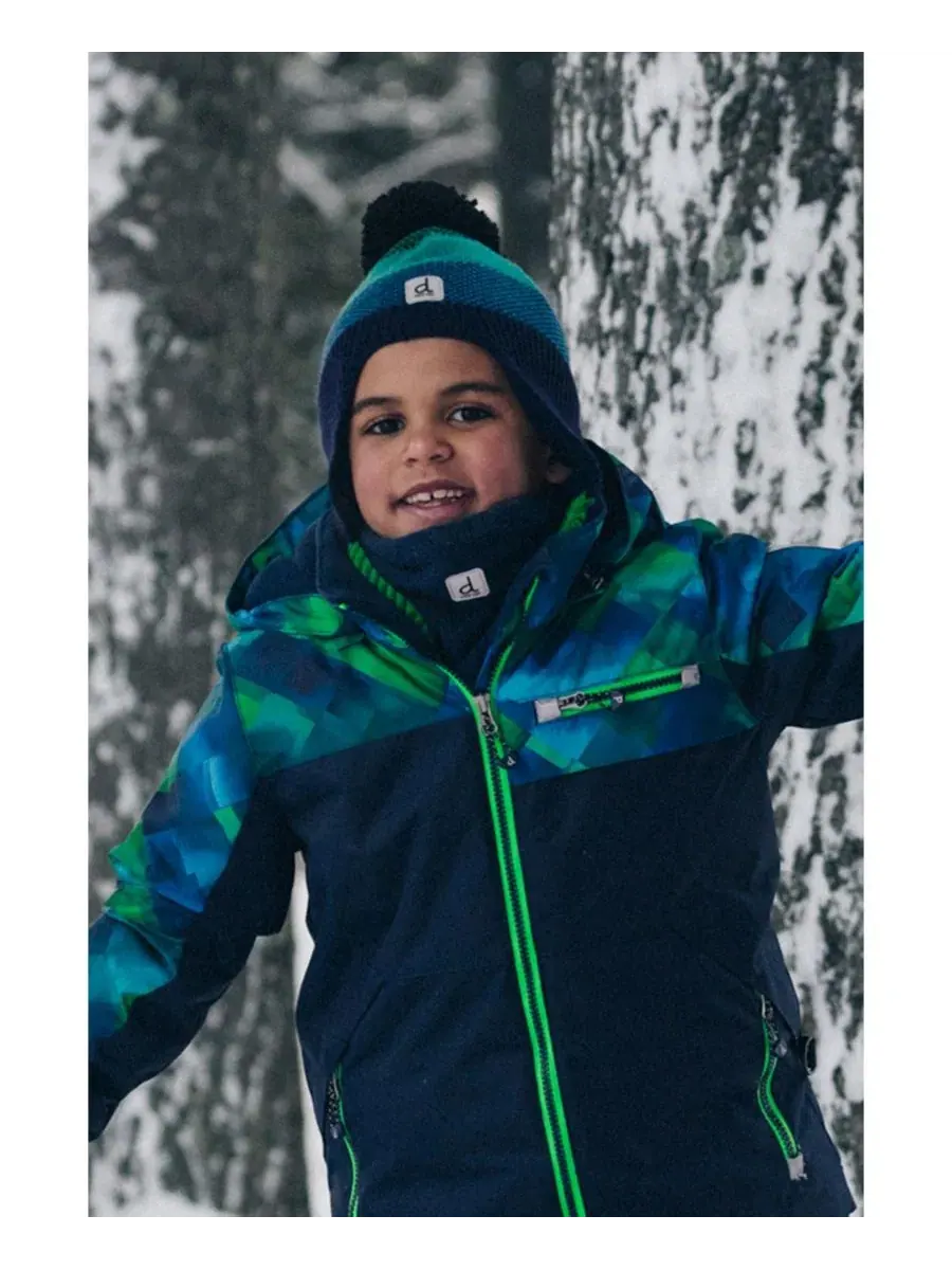 Комплект из куртки и полукомбинезона с клетчатым принтом Toddler Boy Two-Piece Play Snowsuit Deux — изображение 2 из 9