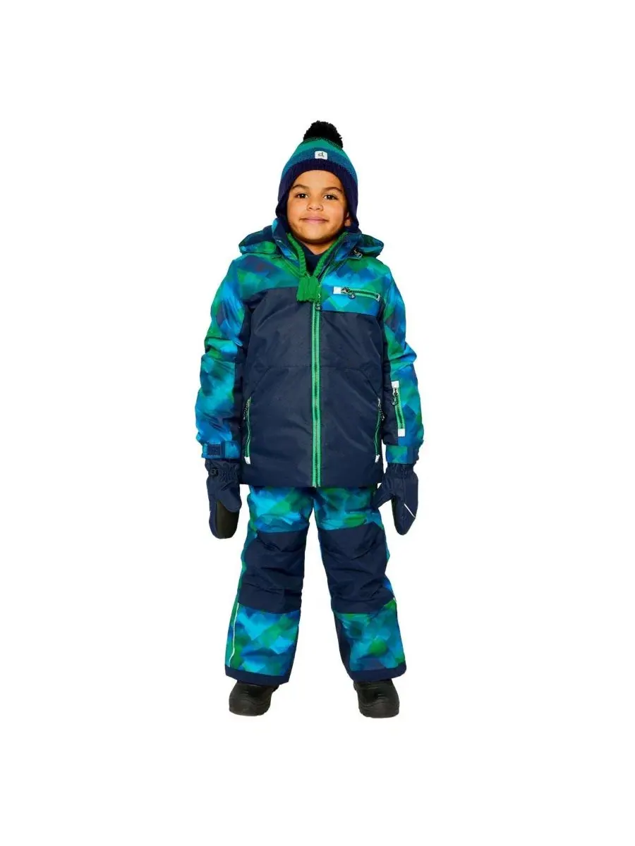 Комплект из куртки и полукомбинезона с клетчатым принтом Toddler Boy Two-Piece Play Snowsuit Deux — изображение 4 из 9