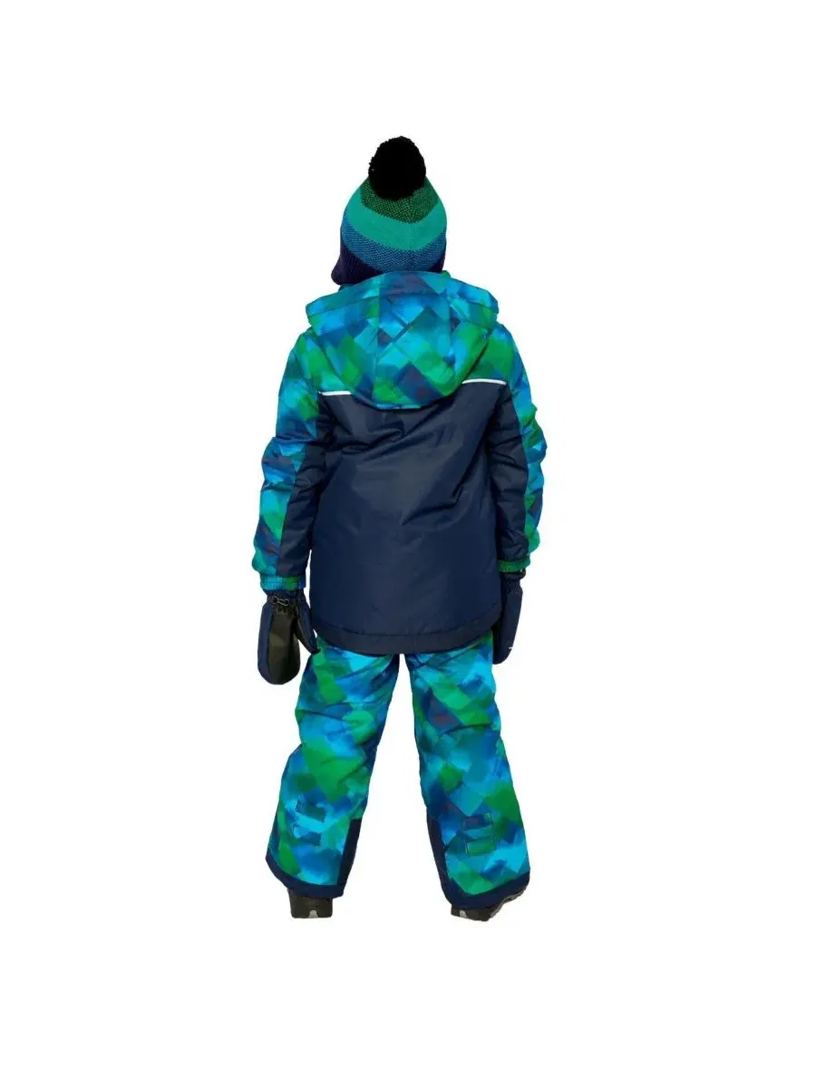 Комплект из куртки и полукомбинезона с клетчатым принтом Toddler Boy Two-Piece Play Snowsuit Deux — изображение 6 из 9