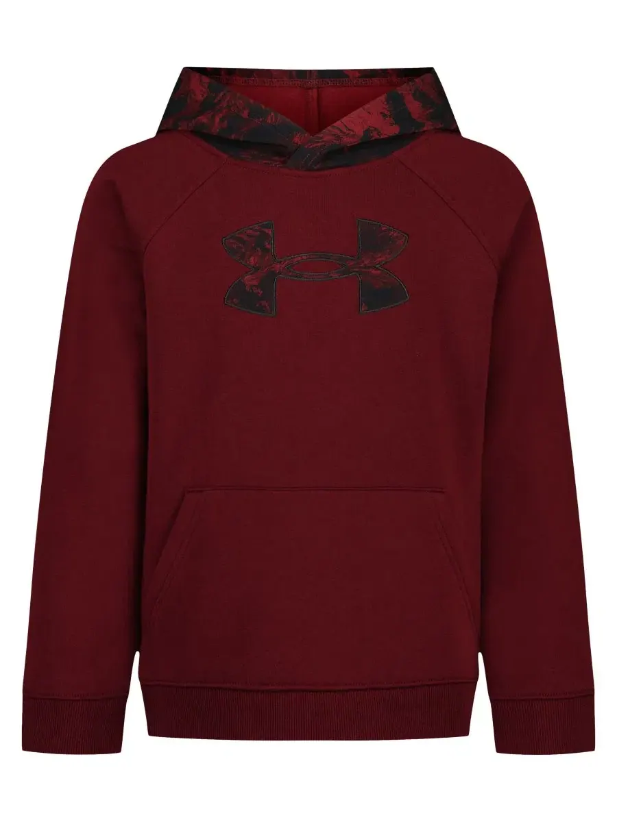 Худи из хлопкового флиса с логотипом, модель Logo Fleece Under Armour