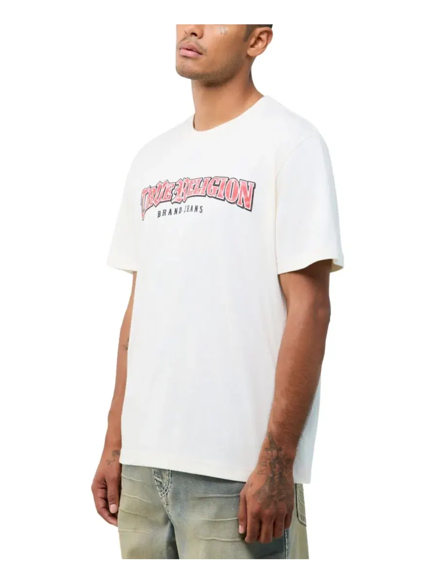 Футболка с длинным рукавом с принтом City Life Arch Logo True Religion — изображение 3 из 3, белый