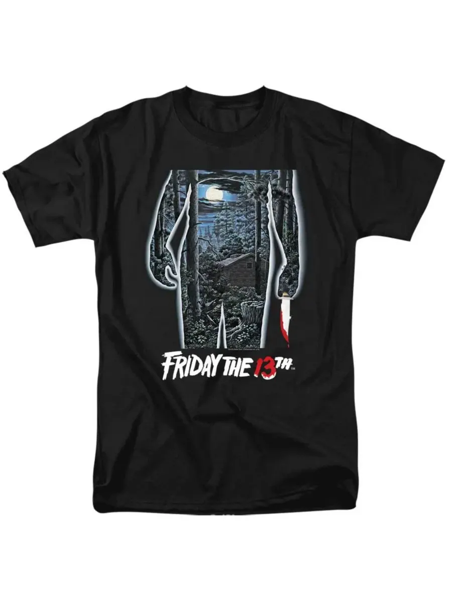 Футболка с принтом Original Poster Friday The 13th — изображение 1 из 3, черный