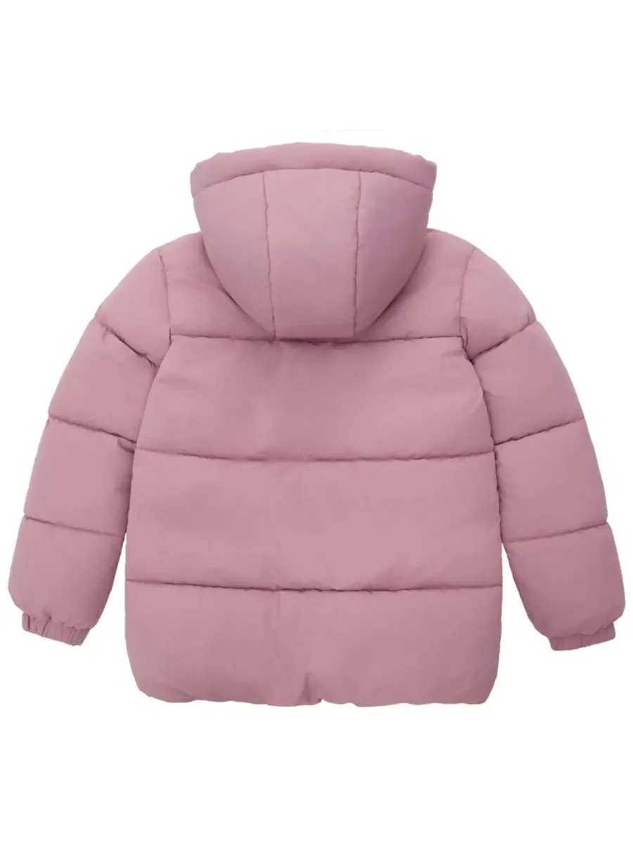 Детский пуховик с капюшоном Madison Longline Rokka&Rolla — изображение 8 из 11, розовый розовый