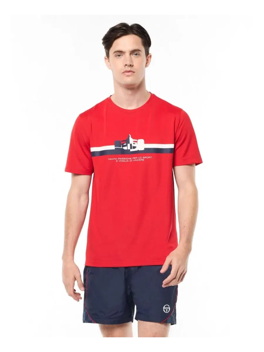Футболка с принтом Macchina Sergio Tacchini, Adrenaline Rush — изображение 1 из 5