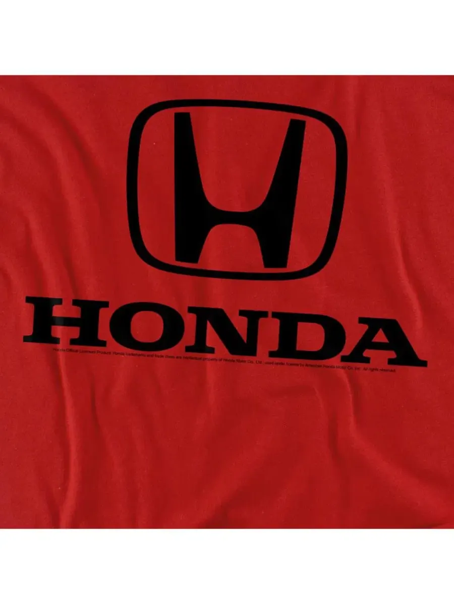 Футболка с логотипом Honda — изображение 3 из 3, красный