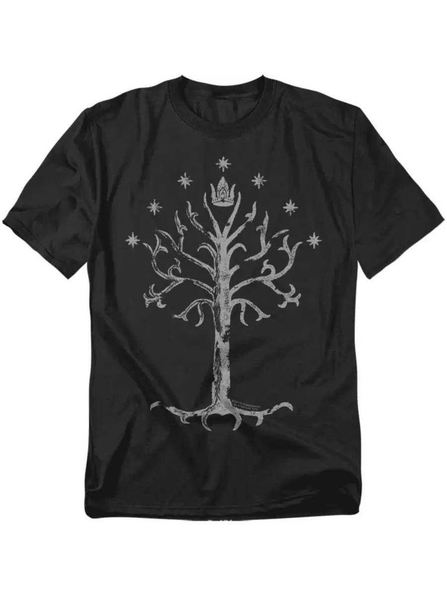 Футболка с принтом Tree Of Gondor Lord Of The Rings — изображение 1 из 3, черный