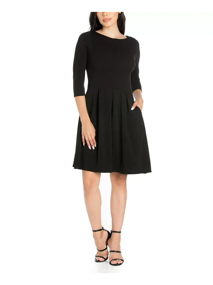 Женское платье Perfect Fit and Flare с карманами 24seven Comfort Apparel