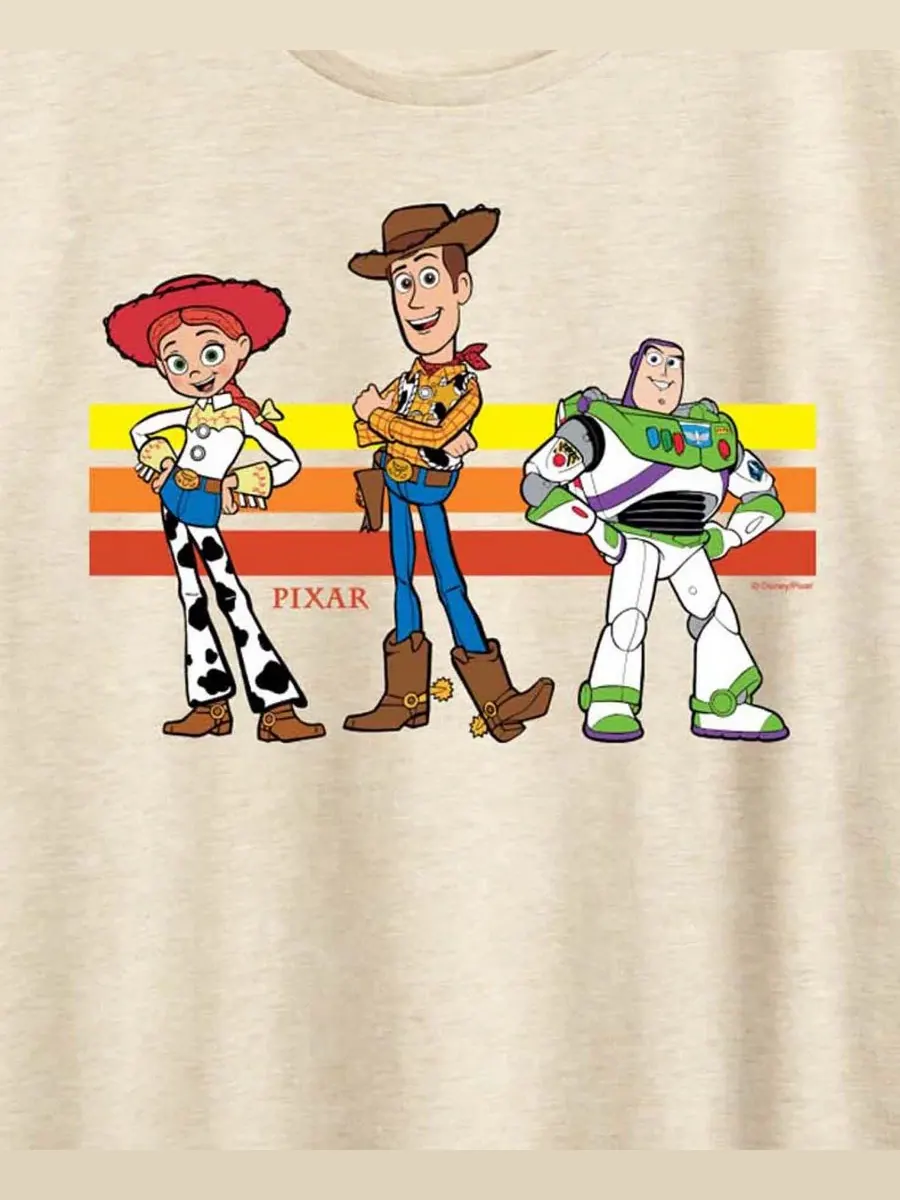 Футболка с коротким рукавом с принтом Toy Story 4 Jessie Woodie Buzz, Plus Size Hybrid Apparel — изображение 3 из 3