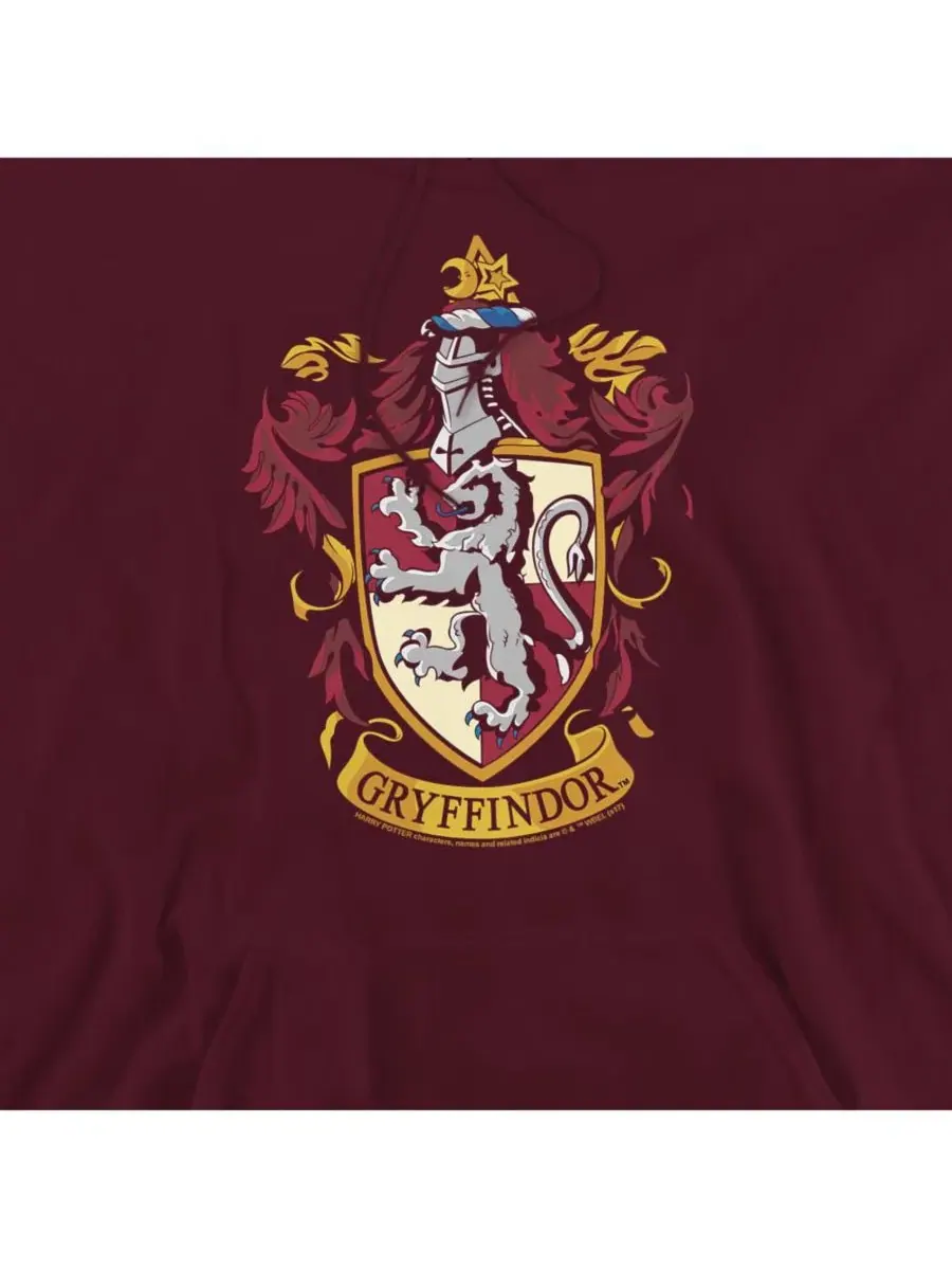 Худи с принтом Gryffindor Crest Harry Potter — изображение 2 из 3, коричневый