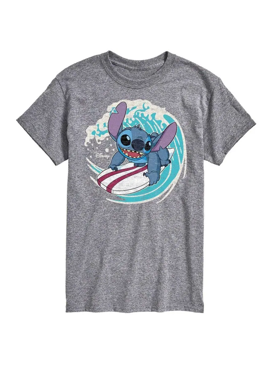 Футболка с коротким рукавом Lilo and Stitch Surf AIRWAVES — изображение 1 из 3, приглушенный