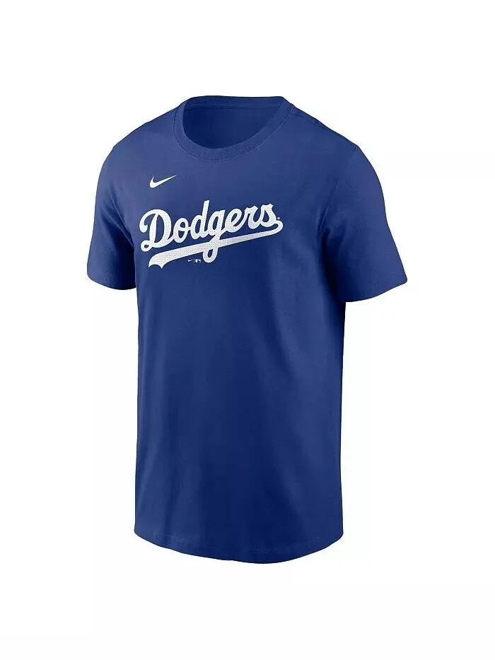 Мужская футболка Clayton Kershaw Royal Los Angeles Dodgers Fuse с именем и номером Nike — изображение 3 из 3, королевский