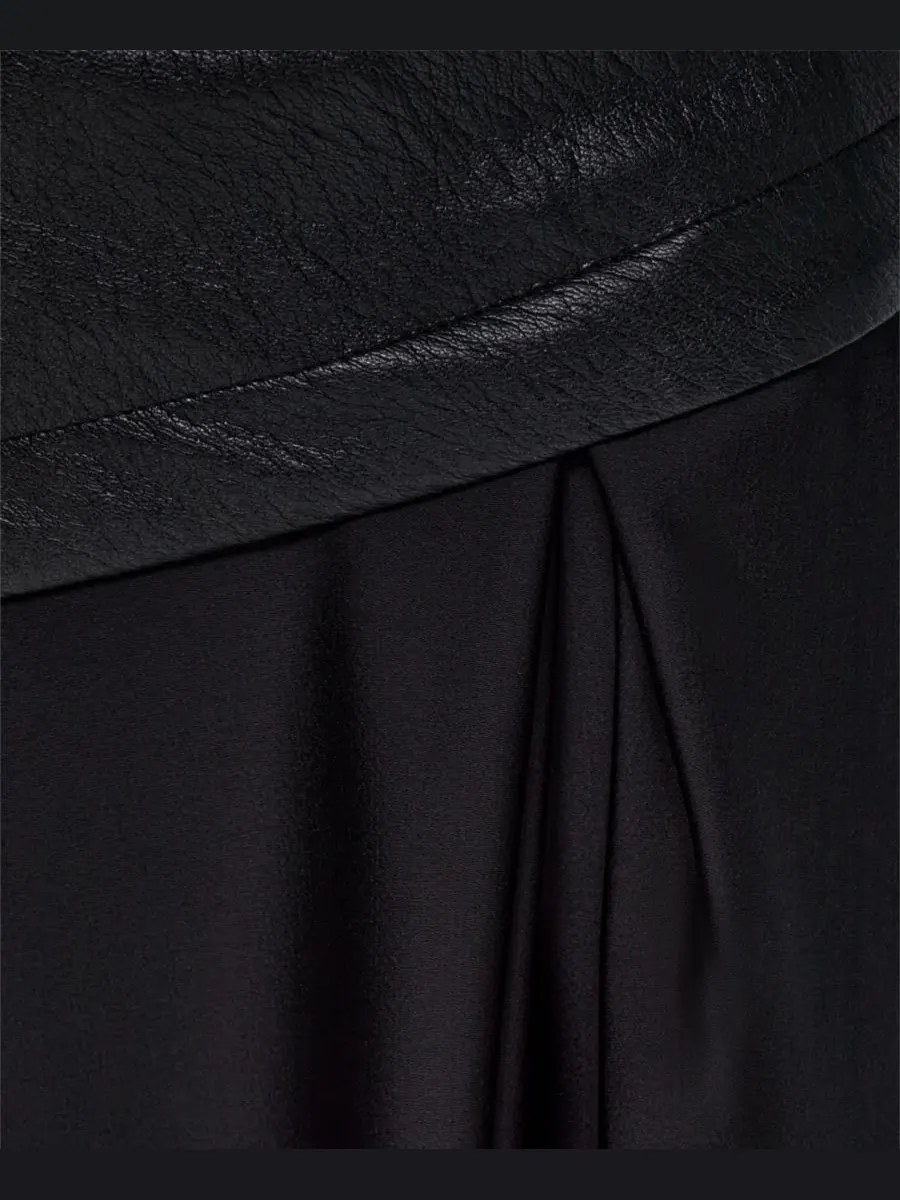 Платье без рукавов с лодочкой Donna Karan New York — изображение 9 из 9, черный