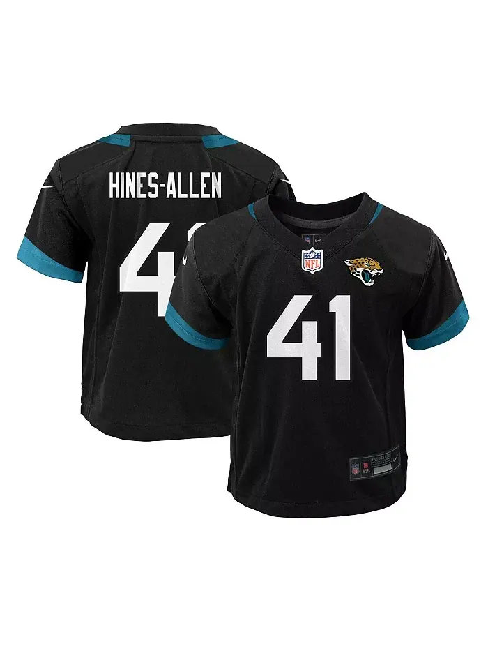 Детская игровая футболка Jacksonville Jaguars альтернативного дизайна Josh Hines-Allen — изображение 1 из 3, черный