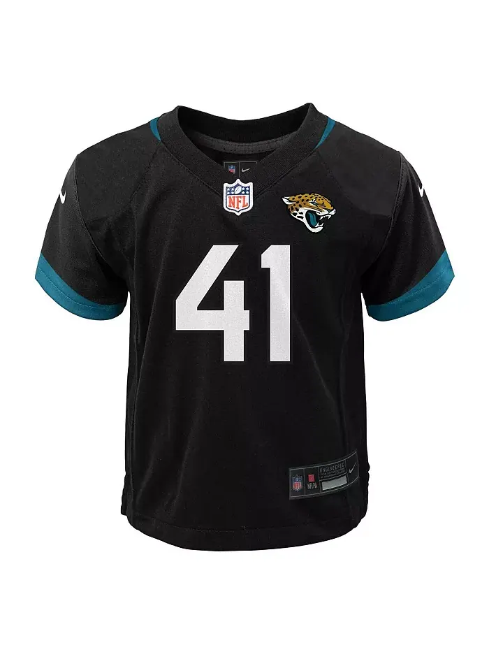 Детская игровая футболка Jacksonville Jaguars альтернативного дизайна Josh Hines-Allen — изображение 2 из 3, черный