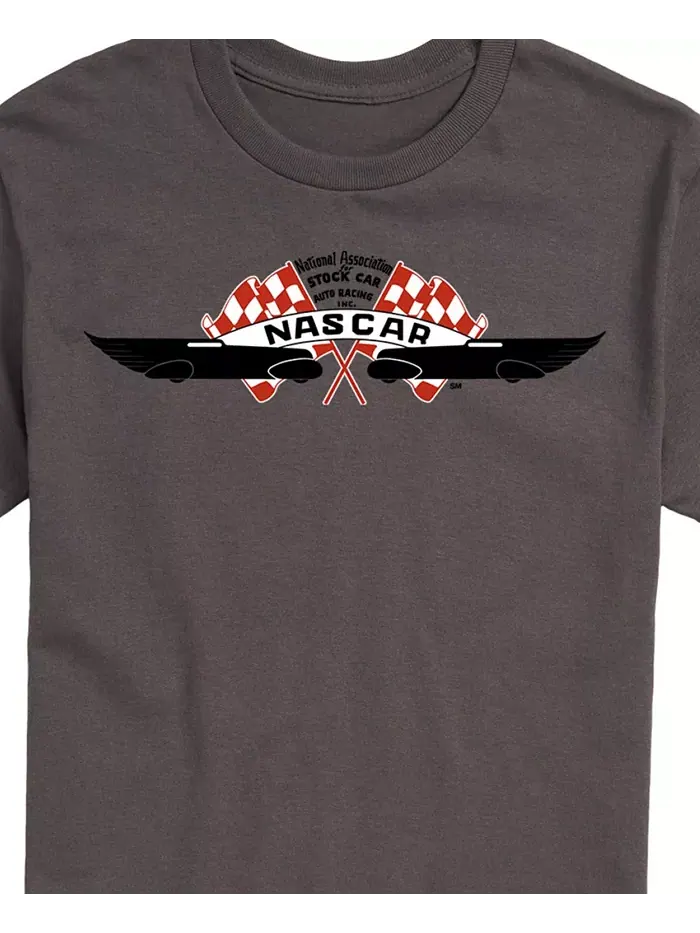 Мужская футболка с коротким рукавом NASCAR Logo AIRWAVES — изображение 3 из 3, серый