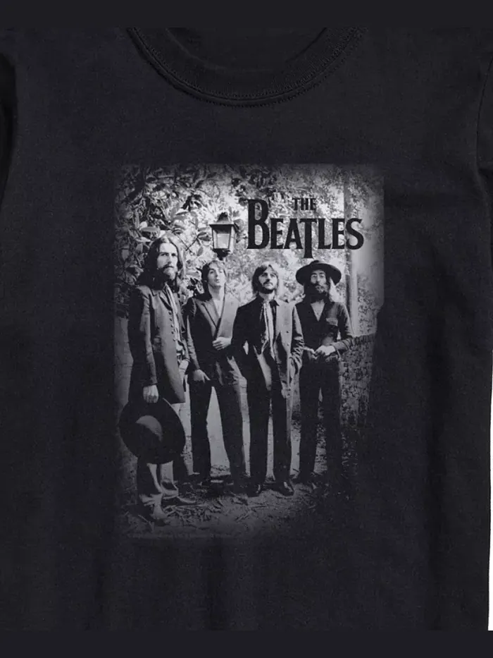 Мужская футболка The Beatles с коротким рукавом AIRWAVES — изображение 3 из 3, черный