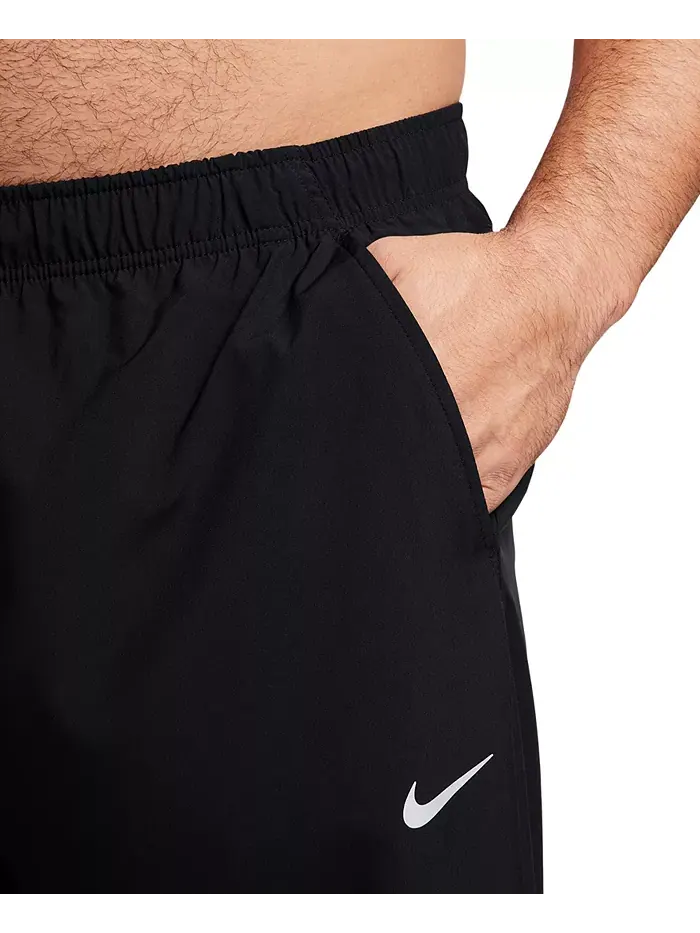 Мужские тренировочные брюки Form Dri-FIT стандартной посадки с сужением к низу Nike — изображение 3 из 6, черный/черный