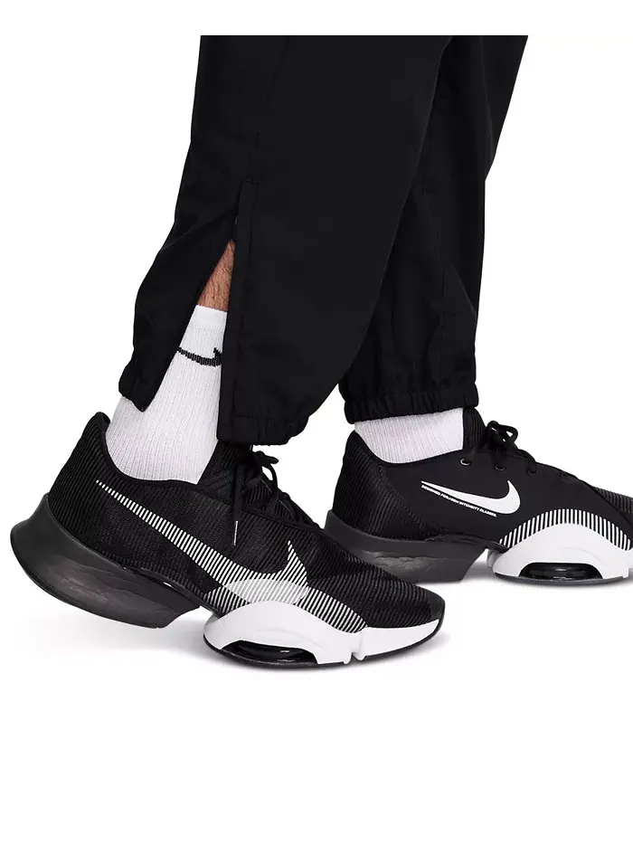 Мужские тренировочные брюки Form Dri-FIT стандартной посадки с сужением к низу Nike — изображение 4 из 6, черный/черный