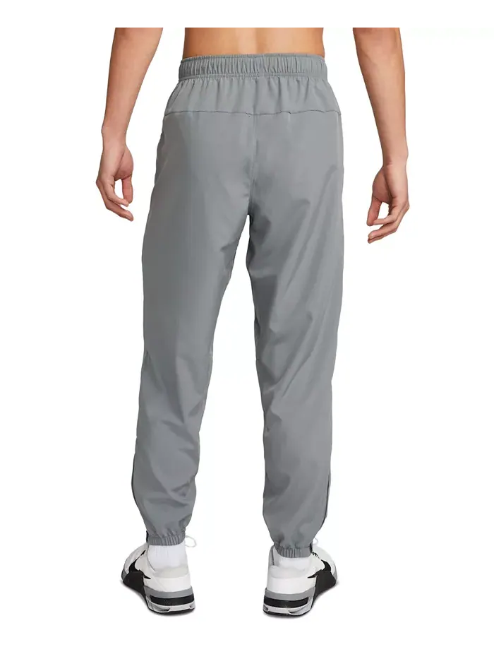 Мужские тренировочные брюки Form Dri-FIT стандартной посадки с сужением к низу Nike — изображение 2 из 7, серый/черный
