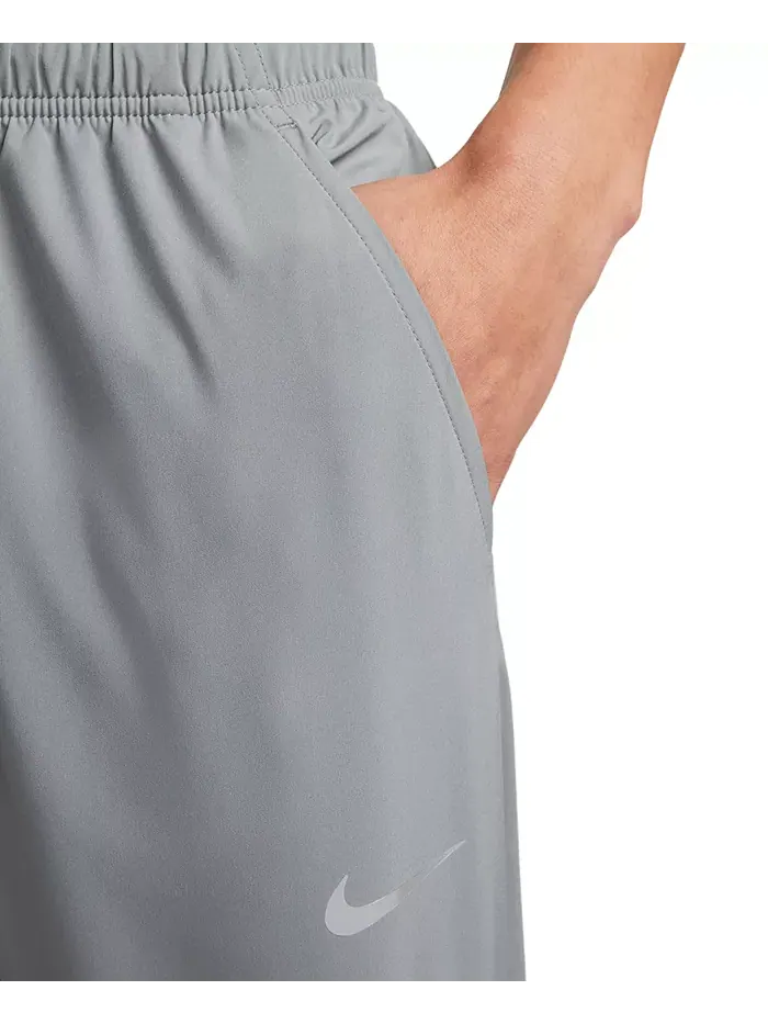 Мужские тренировочные брюки Form Dri-FIT стандартной посадки с сужением к низу Nike — изображение 3 из 7, серый/черный