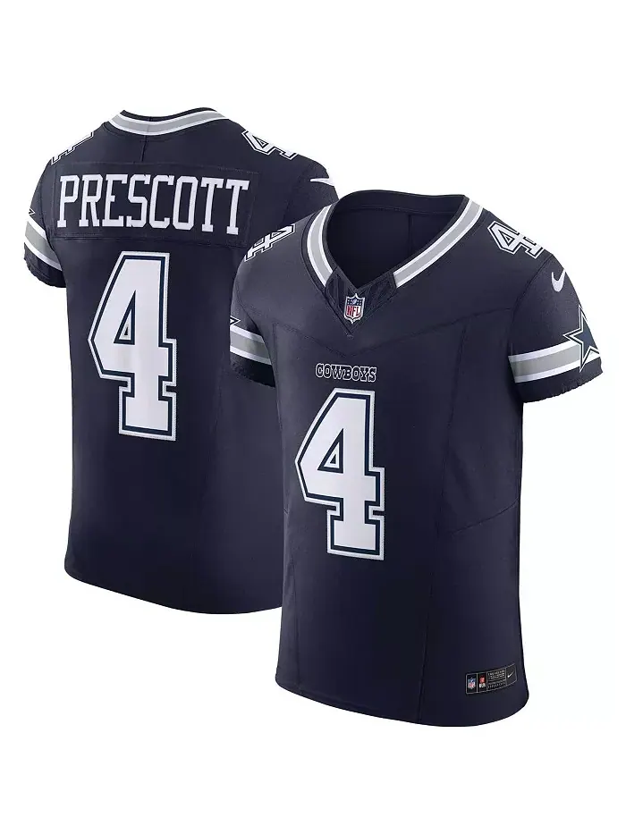Мужская альтернативная элитная джерси Dallas Cowboys Vapor F.U.S.E. Дака Прескотта Nike — изображение 1 из 5, темно-синий