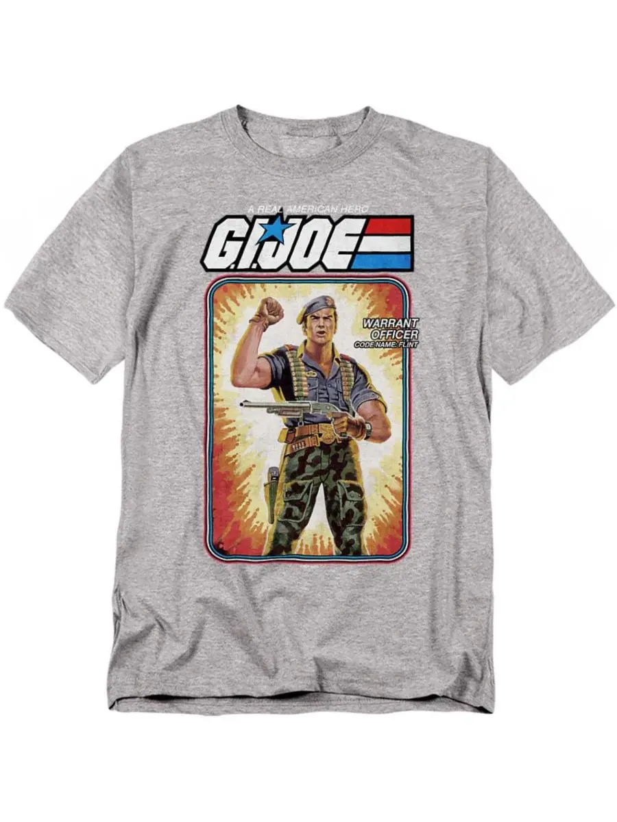 Футболка с принтом G.I. Joe Flint Card Logovision — изображение 1 из 3, приглушенный