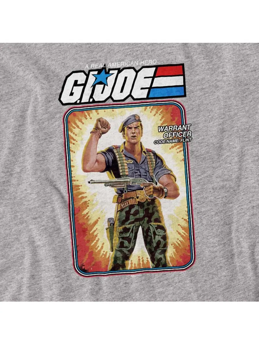 Футболка с принтом G.I. Joe Flint Card Logovision — изображение 2 из 3, приглушенный