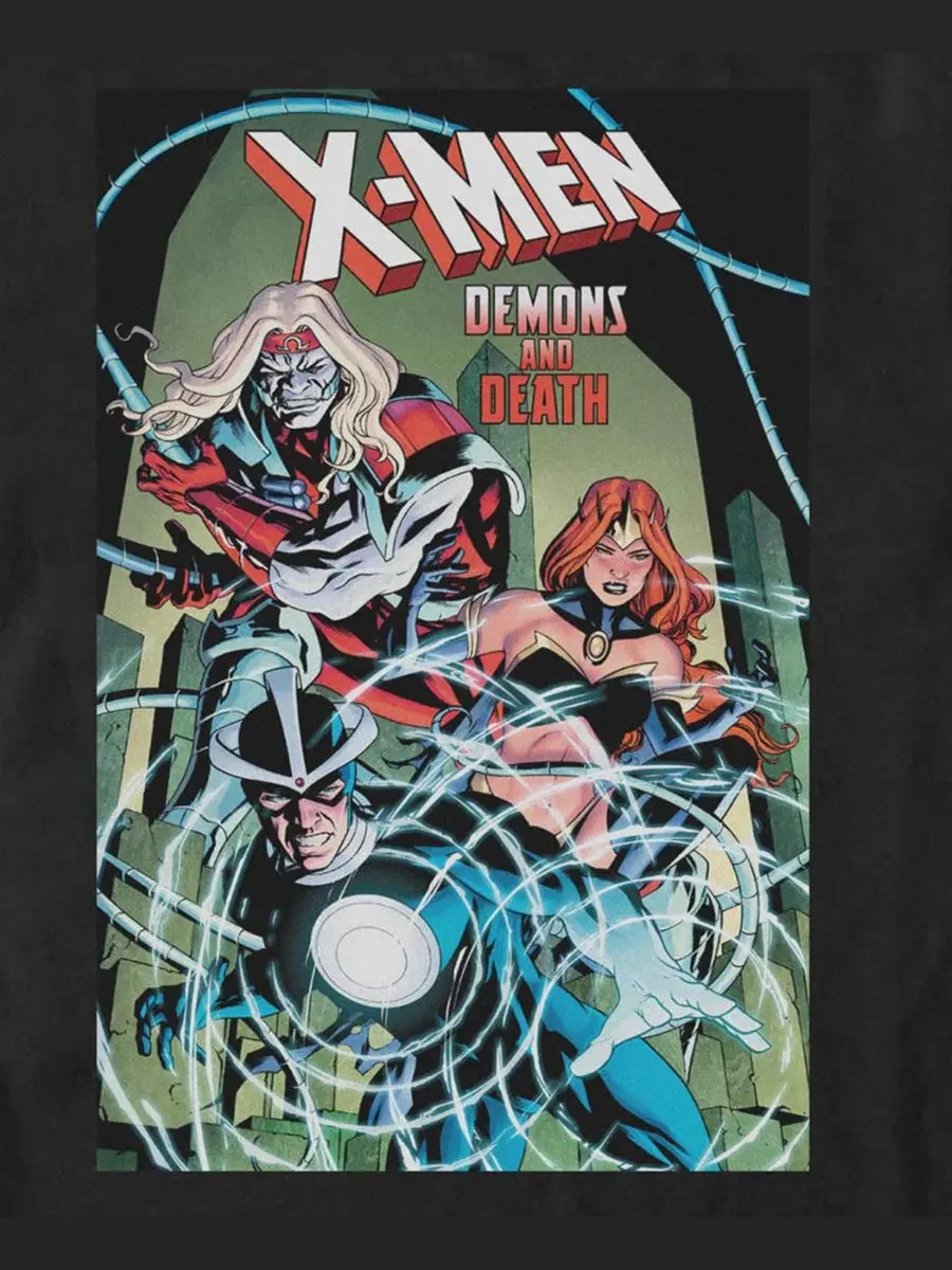 Футболка с принтом X-Men Classic Demons And Death Fifth Sun — изображение 3 из 3, черный
