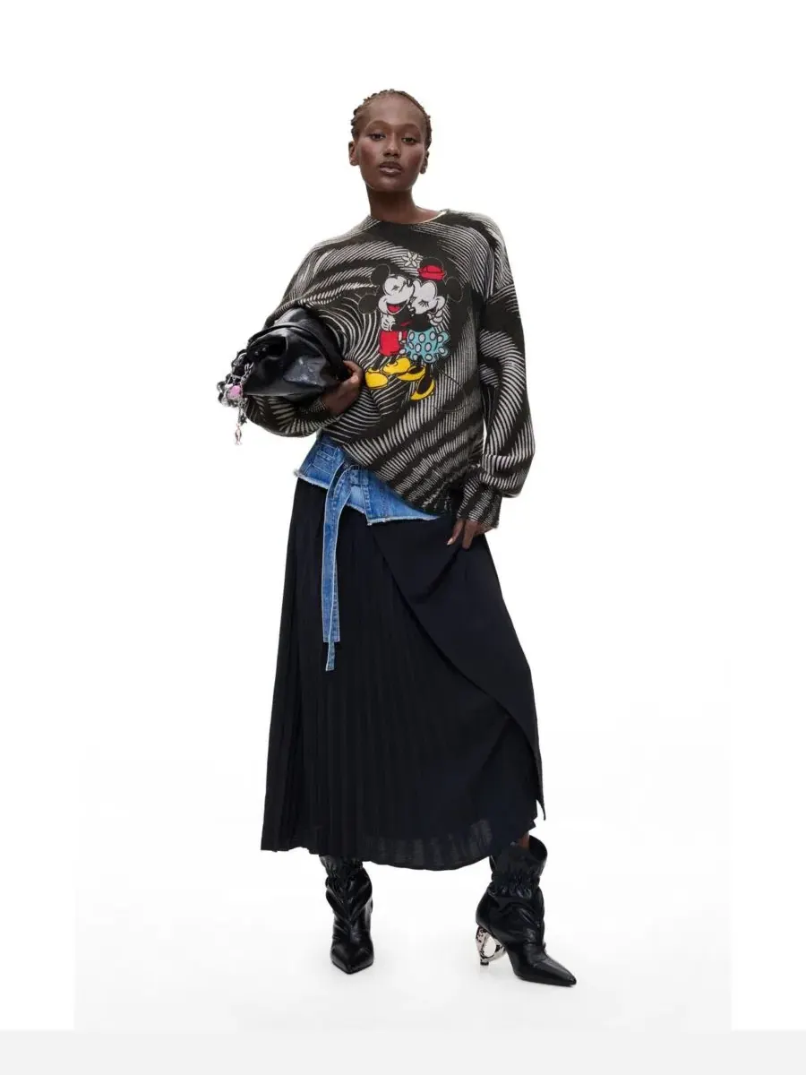 Свитер с принтом Disney Desigual — изображение 2 из 4, черный