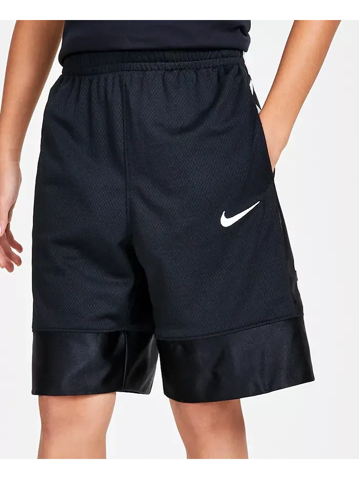 Элитные баскетбольные шорты Big Boys Dri-FIT Nike — изображение 4 из 5, черный