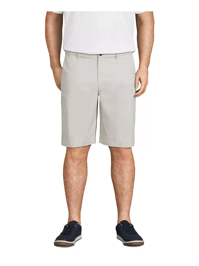 Шорты-чинос Comfort First Knockabout с комфортной талией Big & Tall, длина 11 дюймов Lands' End — изображение 1 из 2