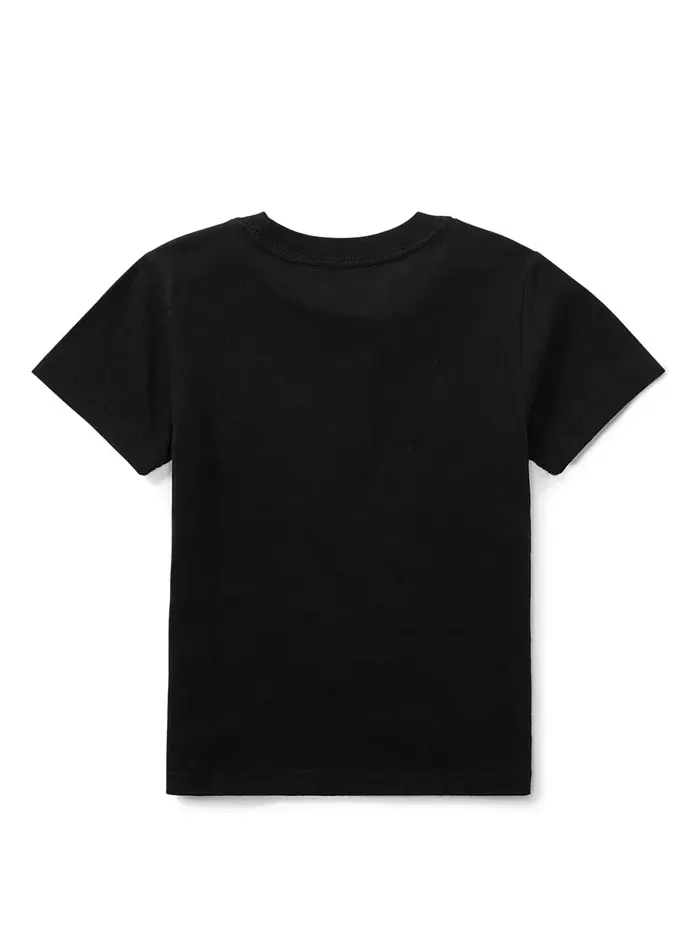 Футболка для малышей и мальчиков из хлопкового джерси Polo Ralph Lauren — изображение 3 из 4, розовый