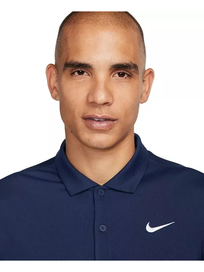 Мужская рубашка-поло для гольфа свободного кроя Core Dri-FIT с короткими рукавами Nike — изображение 3 из 4, белый