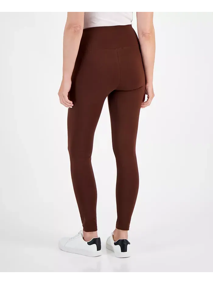 Женские леггинсы с высокой посадкой Style & Co — изображение 2 из 2, коричневый