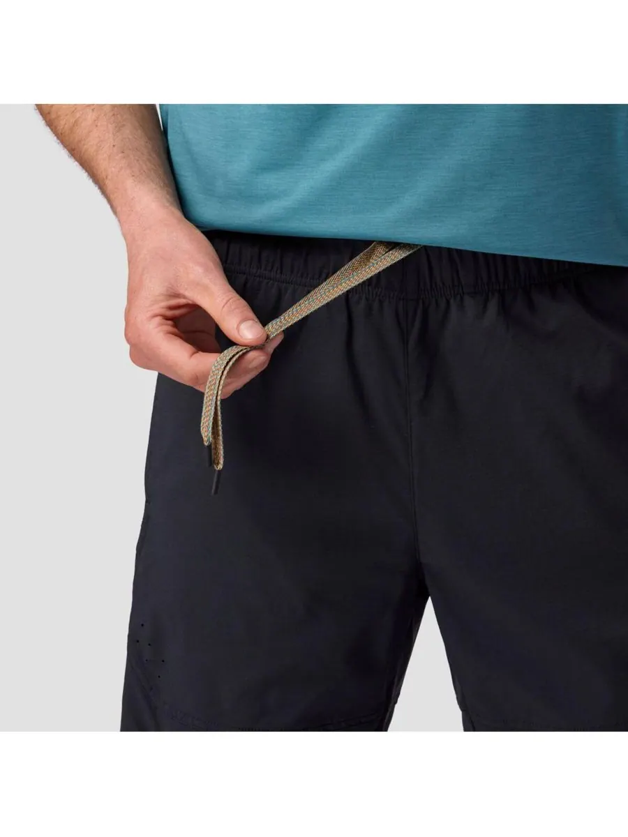 Мужские короткие шорты Wasatch Ripstop Pull-On для походов и альпинизма Backcountry — изображение 4 из 8, черный