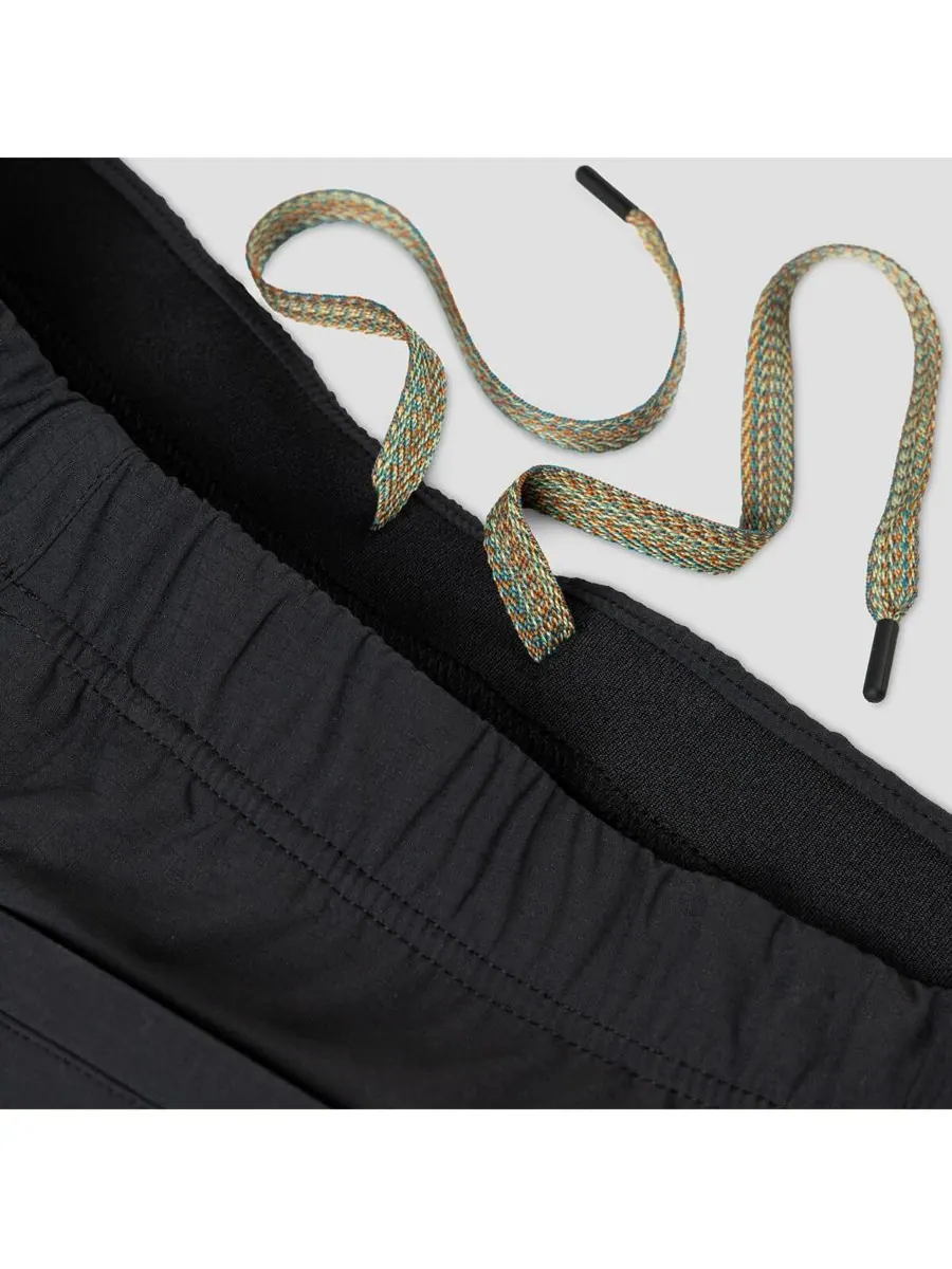 Мужские короткие шорты Wasatch Ripstop Pull-On для походов и альпинизма Backcountry — изображение 8 из 8, черный