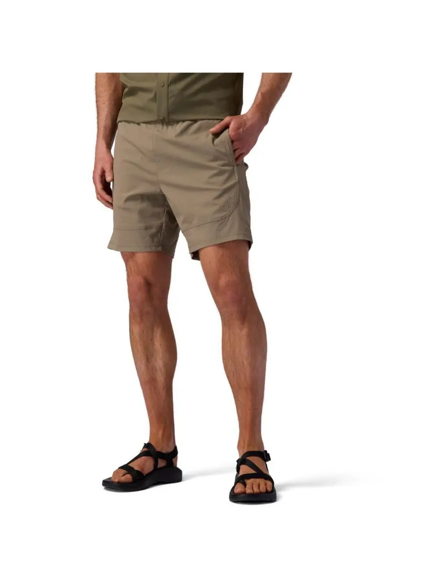 Мужские короткие шорты Wasatch Ripstop Pull-On для походов и альпинизма Backcountry — изображение 1 из 7, серый