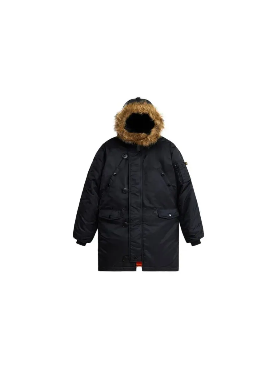 Детская парка N-3B Alpha Industries — изображение 2 из 3, черный