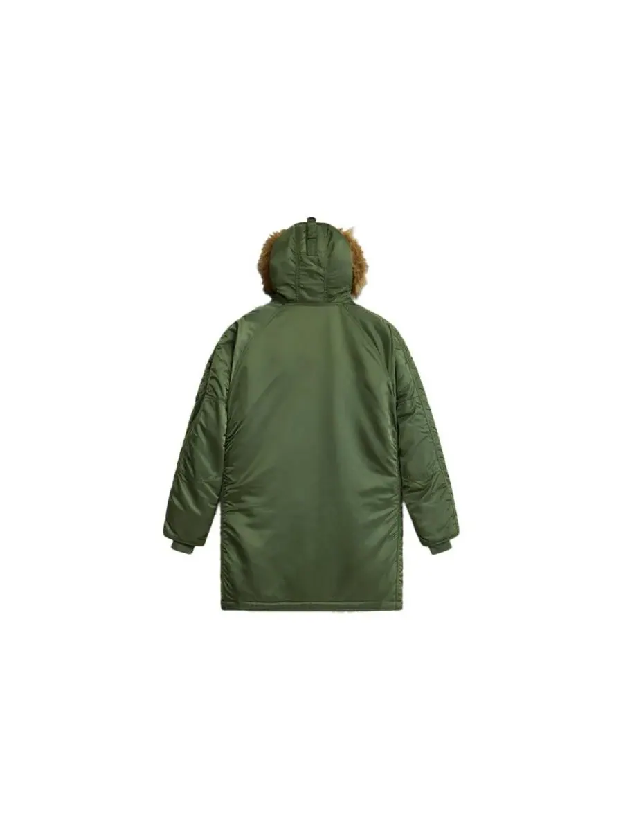 Детская парка N-3B Alpha Industries — изображение 3 из 3, шалфейный