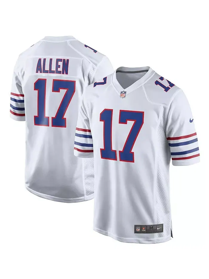 Детская игровая футболка Buffalo Bills Джоша Аллена для мальчиков и девочек Nike — изображение 1 из 3, синий