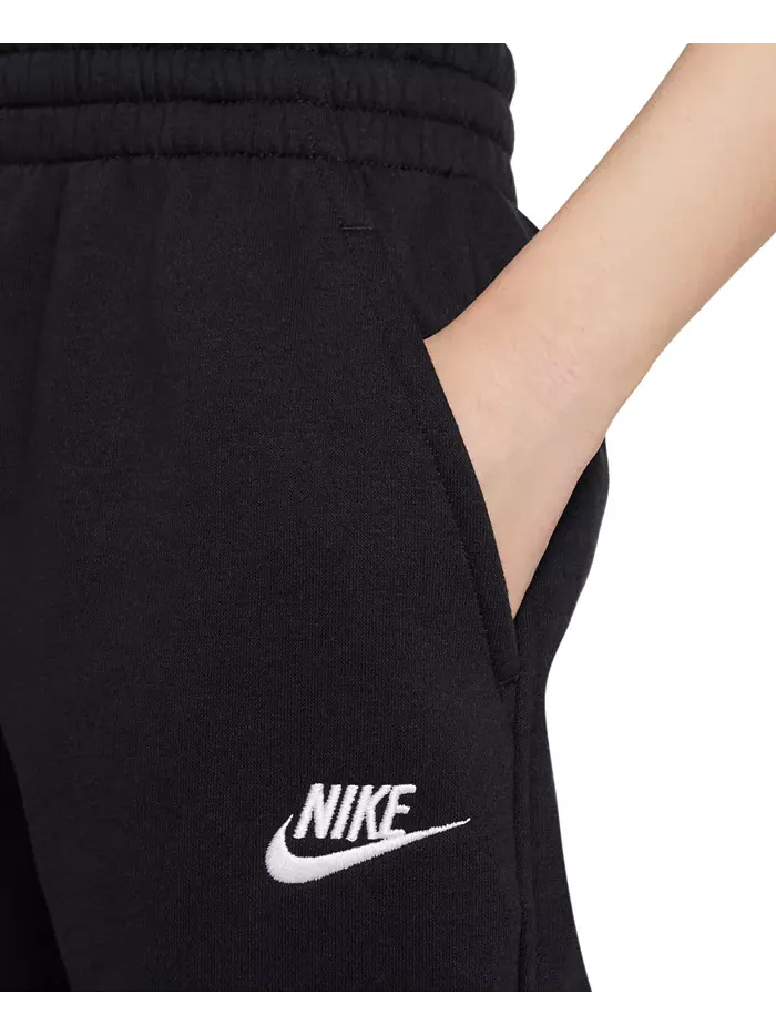 Большие девочки Спортивная одежда Club Fleece Свободные лого джоггеры Nike — изображение 3 из 6, черный