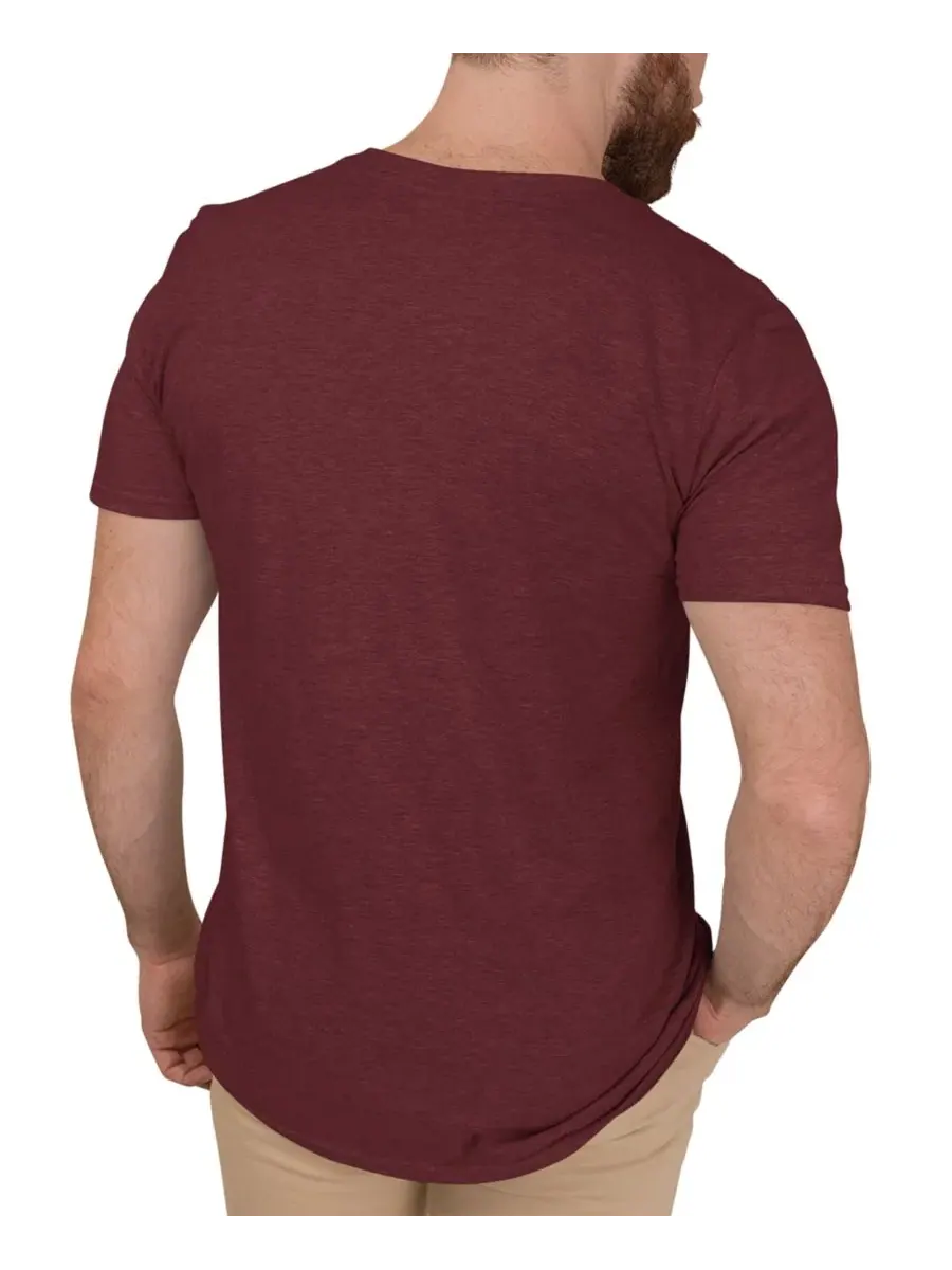 Мужская футболка с изображением собачьего поводка, выполненная из смеси хлопка и полиэстера LA Pop — изображение 3 из 3
