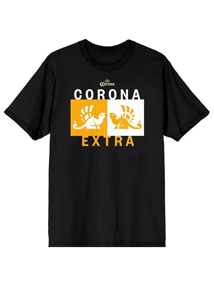 Футболка Men's Gold Griffin Icons Black Corona — черный