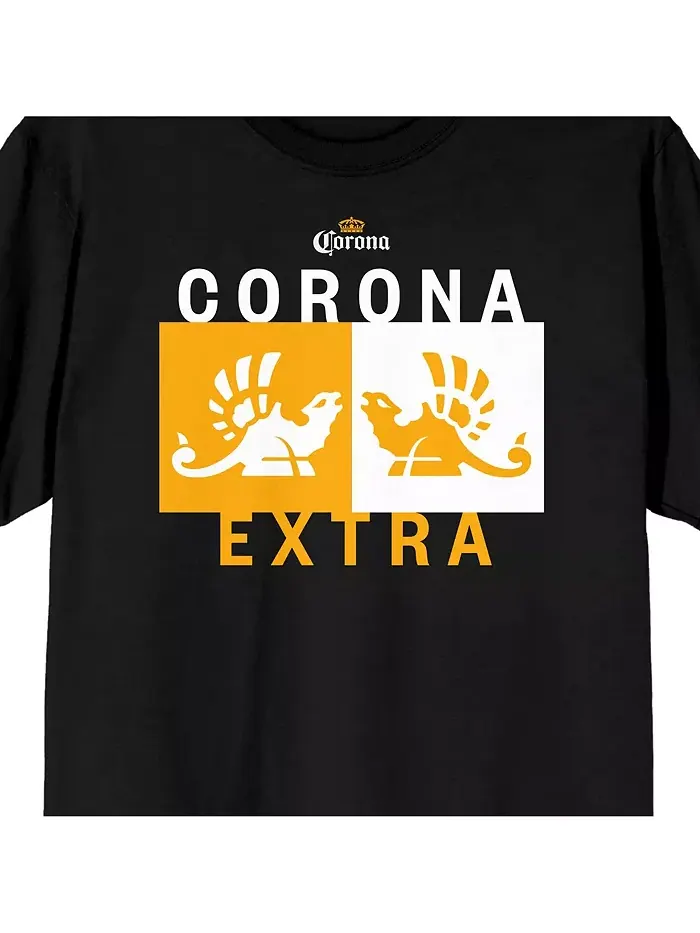 Футболка Men's Gold Griffin Icons Black Corona — изображение 3 из 4, черный