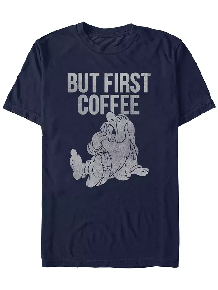 Мужская футболка с коротким рукавом Coffee First Fifth Sun — изображение 1 из 3, темно-синий