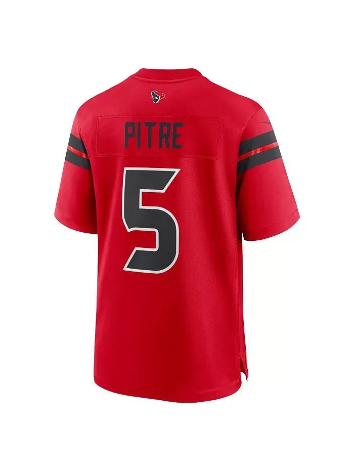 Мужская альтернативная игровая футболка Jalen Pitre Houston Texans Nike — изображение 3 из 3, красный