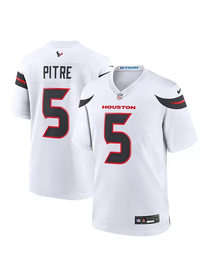 Мужская альтернативная игровая футболка Jalen Pitre Houston Texans Nike — изображение 1 из 5, белый