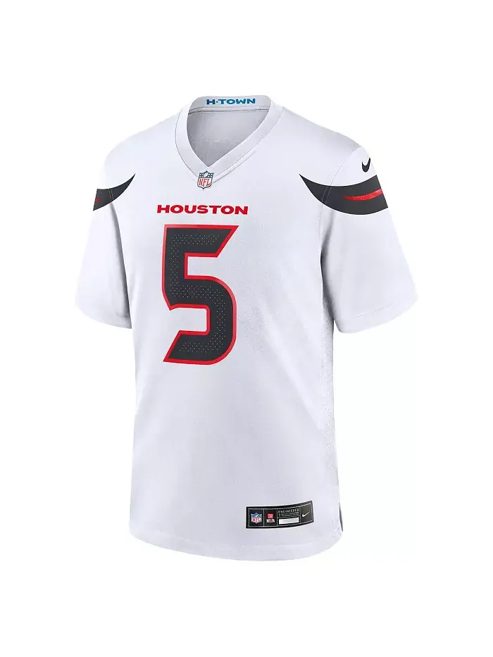 Мужская альтернативная игровая футболка Jalen Pitre Houston Texans Nike — изображение 2 из 5, белый
