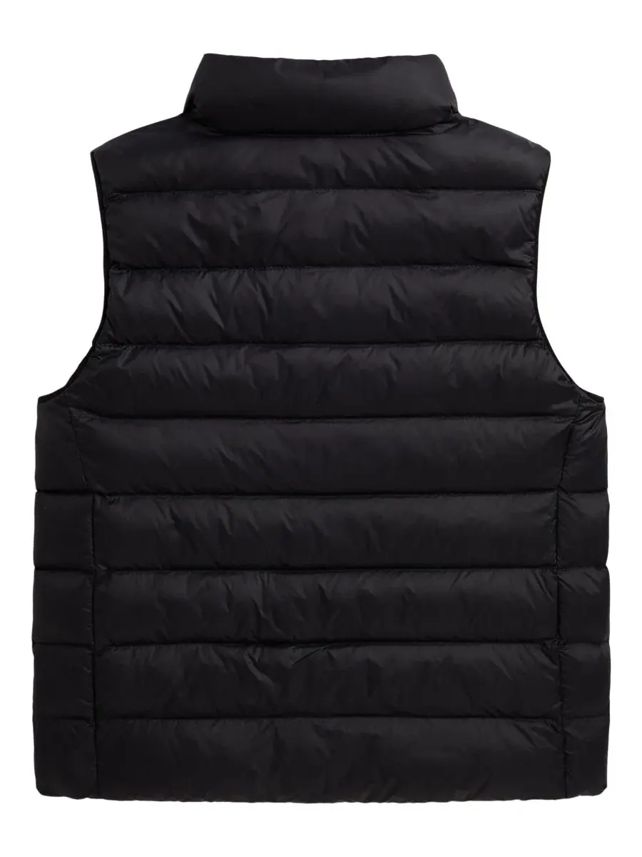 Стеганый жилет с воротником-стойкой The Colden Polo Ralph Lauren — изображение 2 из 4, черный