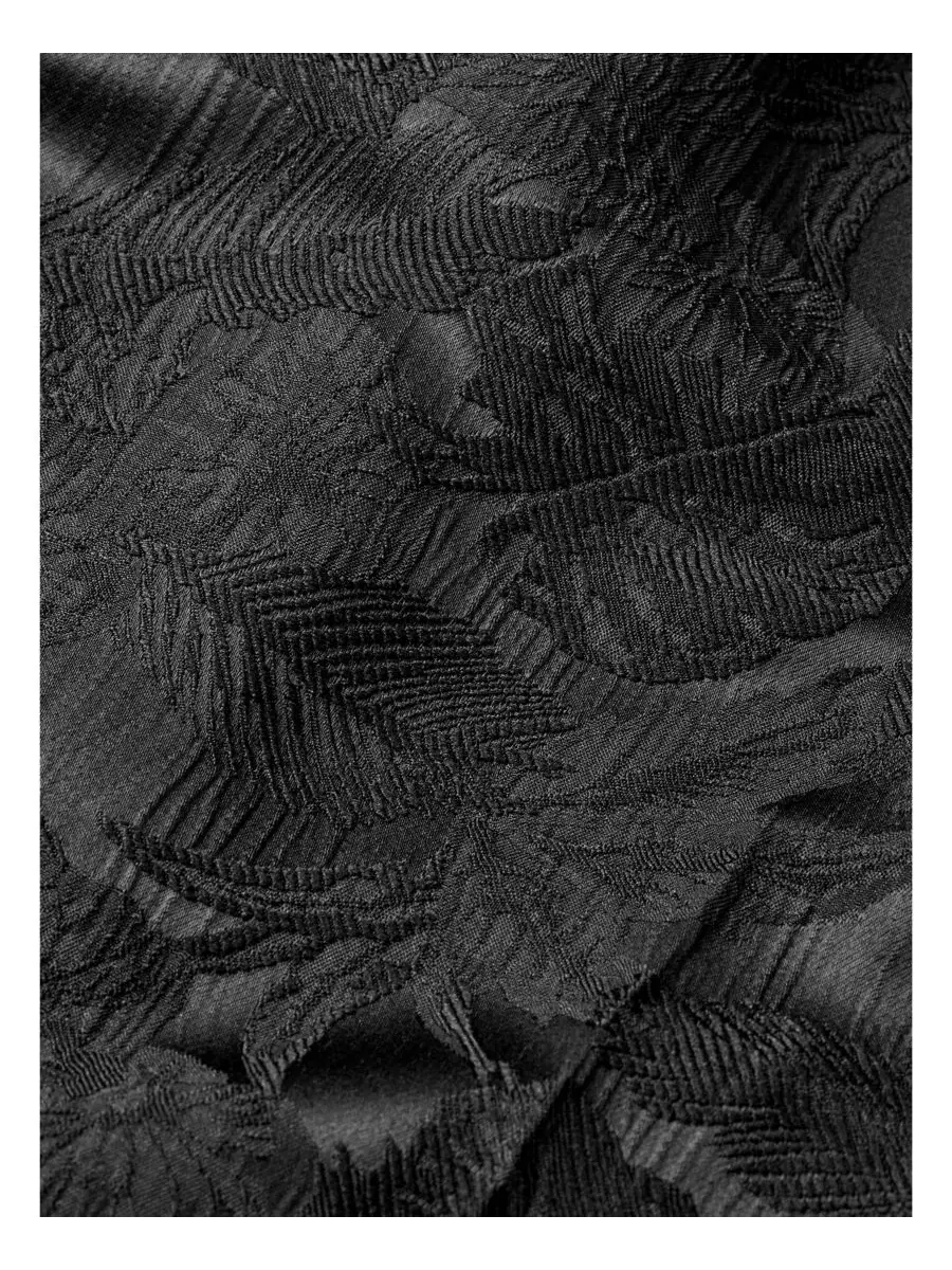 Брюки с завышенной посадкой Maperli Jacquard Textured Masai Copenhagen — изображение 6 из 7, черный